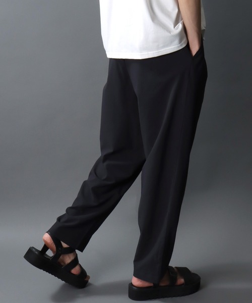SITRY(シトリー)の「Seer Sucker Function Pants/シアサッカー ファンクション ワイドイージーパンツ テーパードパンツ(スラックス・メンズ・チャコール/ブラウン/ブラック・M/L/LL)」の21枚目の写真