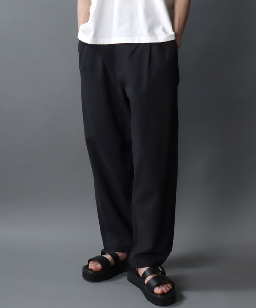 SITRY(シトリー)の「Seer Sucker Function Pants/シアサッカー ファンクション ワイドイージーパンツ テーパードパンツ(スラックス・メンズ・チャコール/ブラウン/ブラック・M/L/LL)」の18枚目の写真