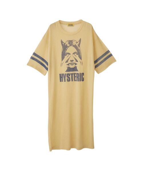 HYSTERIC GLAMOUR(ヒステリックグラマー)の「SEE NO EVIL ワンピース(ワンピース・レディース・ホワイト/イエロー/ブラック・FREE)」の3枚目の写真