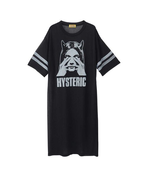 HYSTERIC GLAMOUR(ヒステリックグラマー)の「SEE NO EVIL ワンピース(ワンピース・レディース・ホワイト/イエロー/ブラック・FREE)」の2枚目の写真