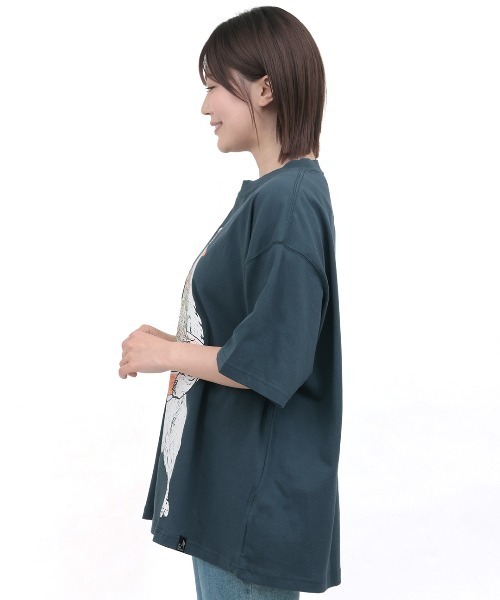 チチカカ(チチカカ)の「go slow caravan USAコットン豪快盛りラーメンクマT(Tシャツ/カットソー・レディース・イエロー/アイボリー/ネイビー・MEDIUM/LARGE)」の10枚目の写真