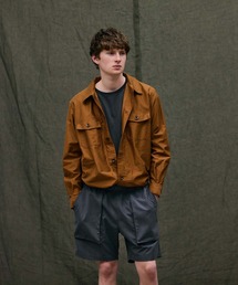 【FACTOTUM】 Back Sateen Utility Shirt