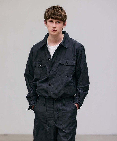 FACTOTUM（ファクトタム）の「【FACTOTUM】 Back Sateen Utility Shirt（シャツ/ブラウス・メンズ・ブラウン/ダークグレー・44/46/48）」の2枚目の写真