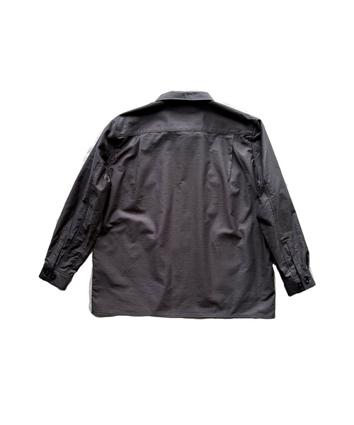 FACTOTUM（ファクトタム）の「【FACTOTUM】 Back Sateen Utility Shirt（シャツ/ブラウス・メンズ・ブラウン/ダークグレー・44/46/48）」の4枚目の写真
