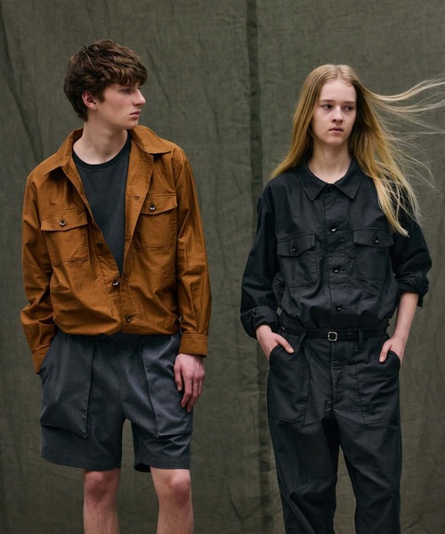 FACTOTUM（ファクトタム）の「【FACTOTUM】 Back Sateen Utility Shirt（シャツ/ブラウス・メンズ・ブラウン/ダークグレー・44/46/48）」の7枚目の写真
