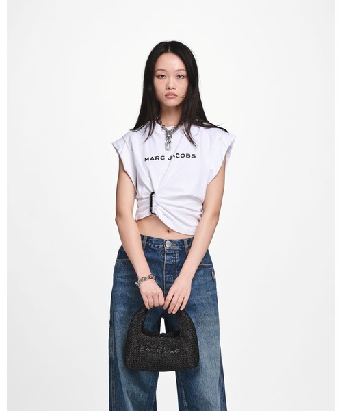MARC JACOBS(マークジェイコブス)の「【NEW】THE CROCHET MINI SACK BAG/ザ クロシェ ミニ サック バッグ(かごバッグ・レディース・ゴールド系その他6/クリア・ONE SIZE)」の9枚目の写真