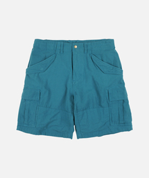 CANVAS ESSENTIAL CARGO SHORTS _ TEAL
