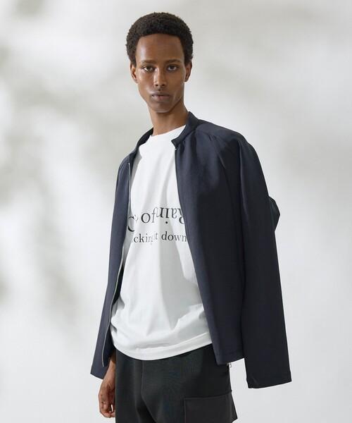 DESIGNWORKS（デザインワークス）の「ロゴプリント クルーネック Tシャツ -City Of Rain-（Tシャツ/カットソー・メンズ・ホワイト/ブラック・50/48/46）」の17枚目の写真