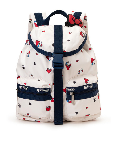 LeSportsac(レスポートサック)の「【LeSportsac×Hello Kitty】SMALL VOYAGER ハートトゥハート(バックパック/リュック・レディース・ホワイト・FREE)」の10枚目の写真