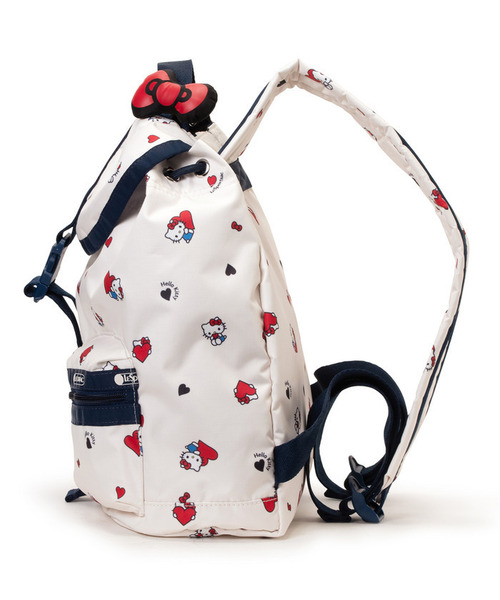 LeSportsac(レスポートサック)の「【LeSportsac×Hello Kitty】SMALL VOYAGER ハートトゥハート(バックパック/リュック・レディース・ホワイト・FREE)」の11枚目の写真