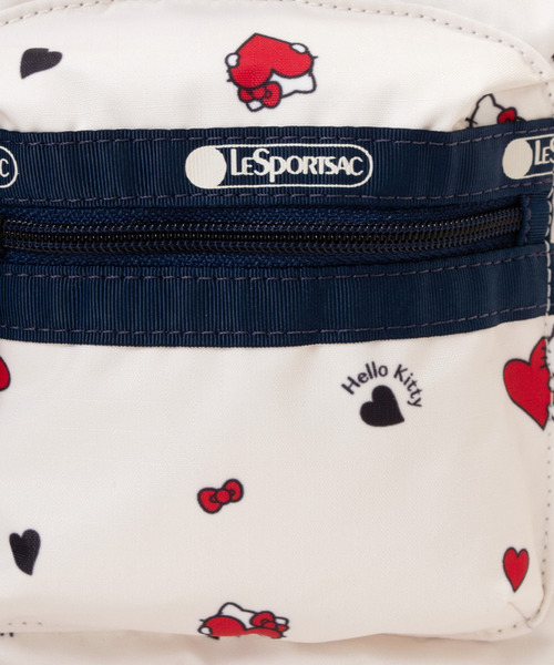 LeSportsac(レスポートサック)の「【LeSportsac×Hello Kitty】SMALL VOYAGER ハートトゥハート(バックパック/リュック・レディース・ホワイト・FREE)」の6枚目の写真