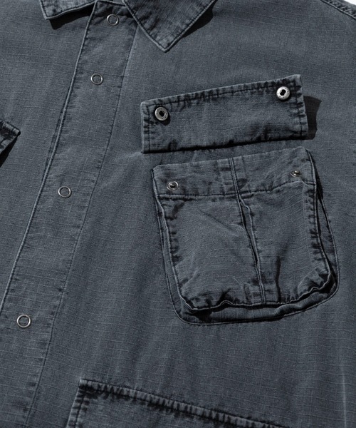 Universal Style Wear(ユニバーサルスタイルウェア)の「Universal Style Wear/ユニバーサルスタイルウェア HAV-A-HANK fringe shirt(シャツ/ブラウス・メンズ・カーキ/ブラック系その他2・X-LARGE/LARGE/MEDIUM)」の4枚目の写真