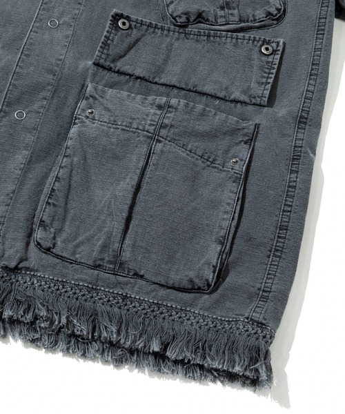 Universal Style Wear(ユニバーサルスタイルウェア)の「Universal Style Wear/ユニバーサルスタイルウェア HAV-A-HANK fringe shirt(シャツ/ブラウス・メンズ・カーキ/ブラック系その他2・X-LARGE/LARGE/MEDIUM)」の6枚目の写真