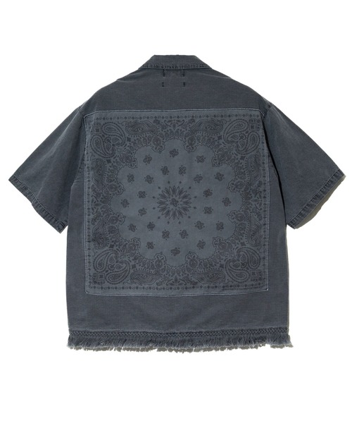 Universal Style Wear(ユニバーサルスタイルウェア)の「Universal Style Wear/ユニバーサルスタイルウェア HAV-A-HANK fringe shirt(シャツ/ブラウス・メンズ・カーキ/ブラック系その他2・X-LARGE/LARGE/MEDIUM)」の9枚目の写真