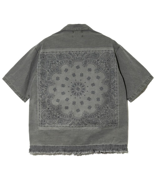 Universal Style Wear(ユニバーサルスタイルウェア)の「Universal Style Wear/ユニバーサルスタイルウェア HAV-A-HANK fringe shirt(シャツ/ブラウス・メンズ・カーキ/ブラック系その他2・X-LARGE/LARGE/MEDIUM)」の13枚目の写真
