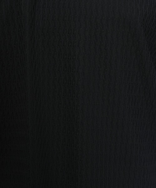 B&T CLUB（ビーティークラブ）の「ポロシャツ 半袖 メンズ 大きいサイズ COOL＆SPAN ジャガード スキッパー シャツ B＆T CLUB (ビーアンドティークラブ)（ポロシャツ・メンズ・ブラック/ネイビー・X1(3L～4L)/X4(8L～9L)/X2(4L～5L)）」の22枚目の写真