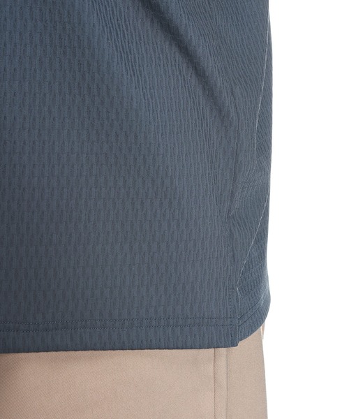 B&T CLUB（ビーティークラブ）の「ポロシャツ 半袖 メンズ 大きいサイズ COOL＆SPAN ジャガード スキッパー シャツ B＆T CLUB (ビーアンドティークラブ)（ポロシャツ・メンズ・ブラック/ネイビー・X1(3L～4L)/X4(8L～9L)/X2(4L～5L)）」の18枚目の写真