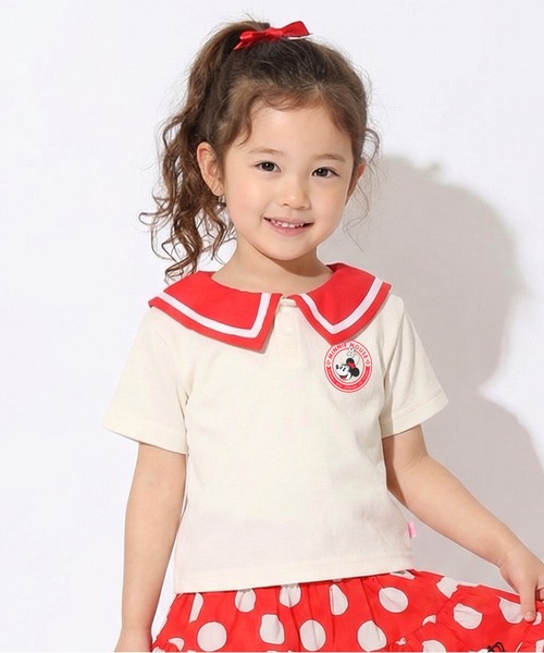 BABYDOLL(ベビードール)の「ディズニー マリンTシャツ 1718K(Tシャツ/カットソー・キッズ・その他9/ブラック×レッド・100cm/90cm/80cm/120cm/110cm)」の2枚目の写真