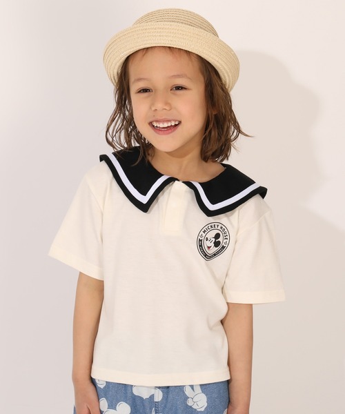 BABYDOLL(ベビードール)の「ディズニー マリンTシャツ 1718K(Tシャツ/カットソー・キッズ・その他9/ブラック×レッド・100cm/90cm/80cm/120cm/110cm)」の1枚目の写真