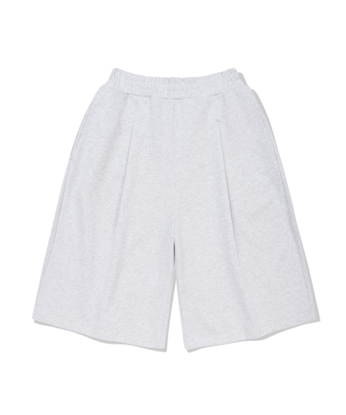 KANEITEI(カネイテイ)の「BERMUDA SWEAT SHORTS (WHITE MELANGE)(その他パンツ・レディース・ライトグレー・MEDIUM/LARGE/X-LARGE)」の1枚目の写真