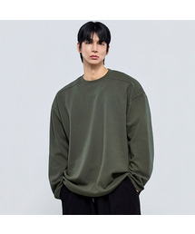 P2614 ヘビーカット特殊両面オーバーサイズ長袖Tシャツ [4COLOR]