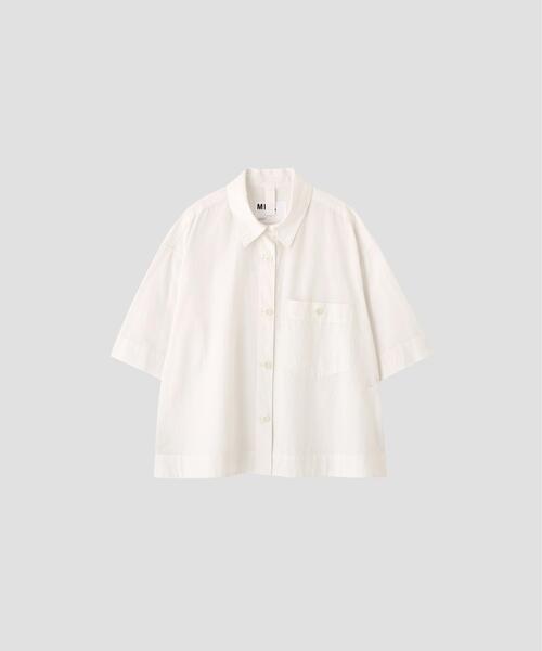 MHL.(エムエイチエル)の「TINY GINGHAM COTTON(シャツ/ブラウス・レディース・ブラック/ホワイト・2/1)」の10枚目の写真