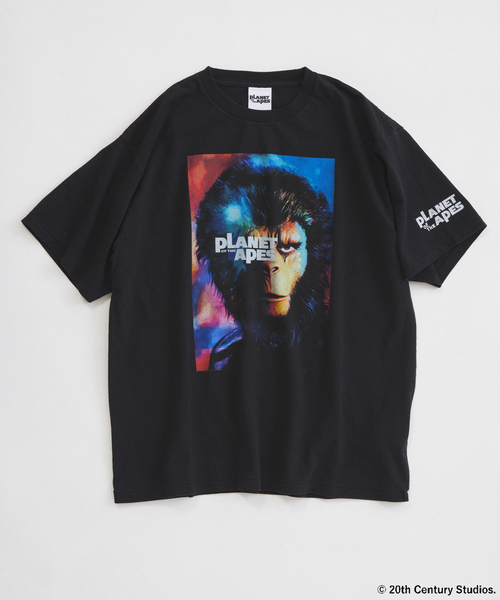 JOURNAL STANDARD relume(ジャーナルスタンダード レリューム)の「PLANET OF THE APES / 猿の惑星 別注 プリント Tシャツ(Tシャツ/カットソー・メンズ・ライトグレー/ワインレッド/ブラック・LARGE/MEDIUM)」の2枚目の写真