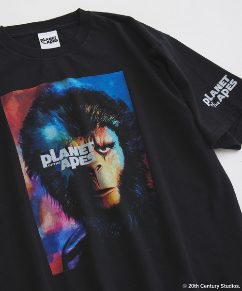 JOURNAL STANDARD relume(ジャーナルスタンダード レリューム)の「PLANET OF THE APES / 猿の惑星 別注 プリント Tシャツ(Tシャツ/カットソー・メンズ・ライトグレー/ワインレッド/ブラック・LARGE/MEDIUM)」の4枚目の写真
