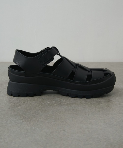 PADRONE(パドローネ)の「【PADRONE/パドローネ】GURRKHA SHOES with 884C Vibram / PU8840-2010-26B(サンダル・メンズ・ブラック・41/40/43/42)」の9枚目の写真