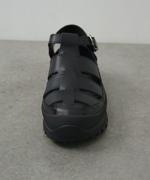 PADRONE(パドローネ)の「【PADRONE/パドローネ】GURRKHA SHOES with 884C Vibram / PU8840-2010-26B(サンダル・メンズ・ブラック・41/40/43/42)」の10枚目の写真
