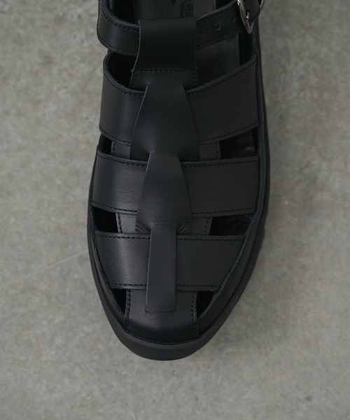 PADRONE(パドローネ)の「【PADRONE/パドローネ】GURRKHA SHOES with 884C Vibram / PU8840-2010-26B(サンダル・メンズ・ブラック・41/40/43/42)」の12枚目の写真