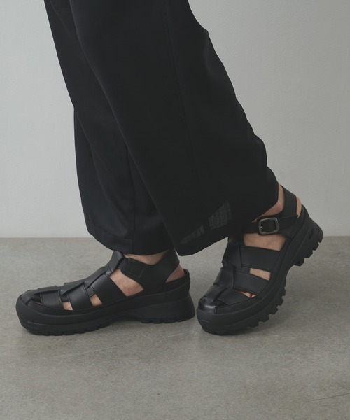 PADRONE(パドローネ)の「【PADRONE/パドローネ】GURRKHA SHOES with 884C Vibram / PU8840-2010-26B(サンダル・メンズ・ブラック・41/40/43/42)」の13枚目の写真