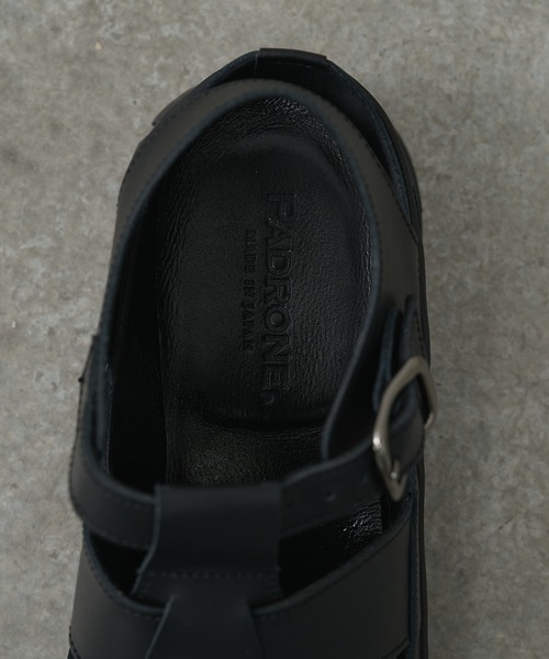 PADRONE(パドローネ)の「【PADRONE/パドローネ】GURRKHA SHOES with 884C Vibram / PU8840-2010-26B(サンダル・メンズ・ブラック・41/40/43/42)」の16枚目の写真
