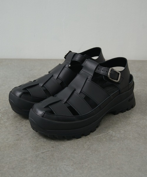 PADRONE(パドローネ)の「【PADRONE/パドローネ】GURRKHA SHOES with 884C Vibram / PU8840-2010-26B(サンダル・メンズ・ブラック・41/40/43/42)」の18枚目の写真