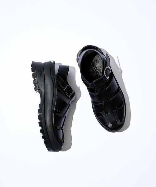 PADRONE(パドローネ)の「【PADRONE/パドローネ】GURRKHA SHOES with 884C Vibram / PU8840-2010-26B(サンダル・メンズ・ブラック・41/40/43/42)」の17枚目の写真