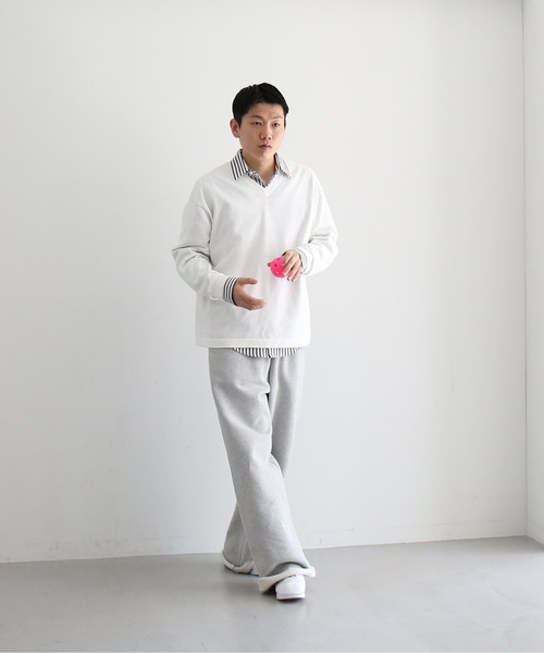 crepuscule(クレプスキュール)の「【EXCLUSIVE】crepuscule Washi v/n pullover(ニット/セーター・メンズ・ホワイト/レッド・1/2)」の19枚目の写真