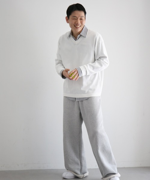 crepuscule(クレプスキュール)の「【EXCLUSIVE】crepuscule Washi v/n pullover(ニット/セーター・メンズ・ホワイト/レッド・1/2)」の20枚目の写真