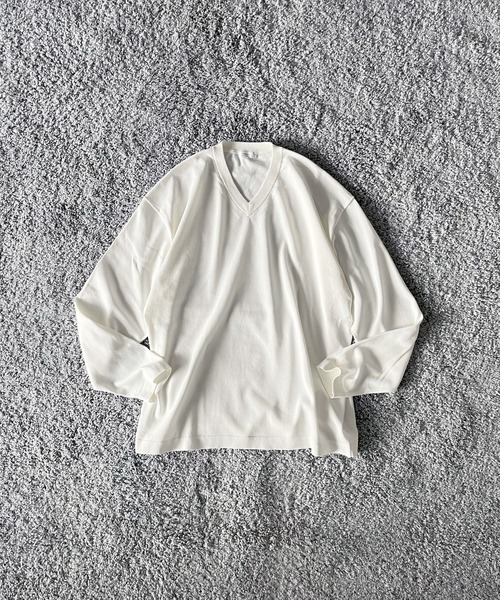 crepuscule(クレプスキュール)の「【EXCLUSIVE】crepuscule Washi v/n pullover(ニット/セーター・メンズ・ホワイト/レッド・1/2)」の12枚目の写真