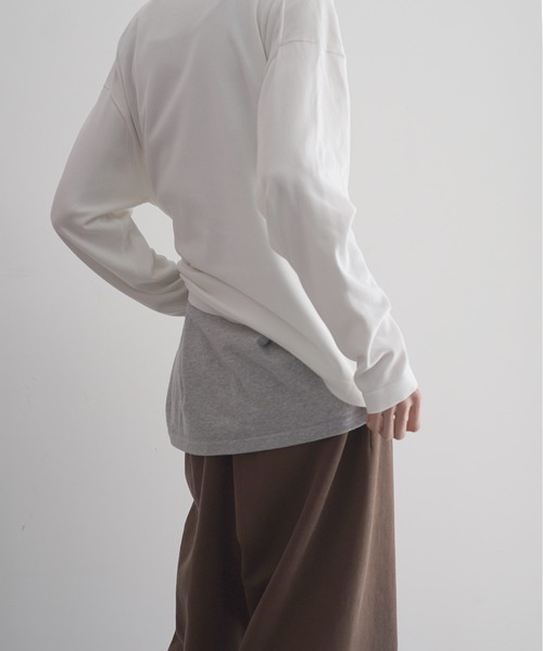 crepuscule(クレプスキュール)の「【EXCLUSIVE】crepuscule Washi v/n pullover(ニット/セーター・メンズ・ホワイト/レッド・1/2)」の16枚目の写真