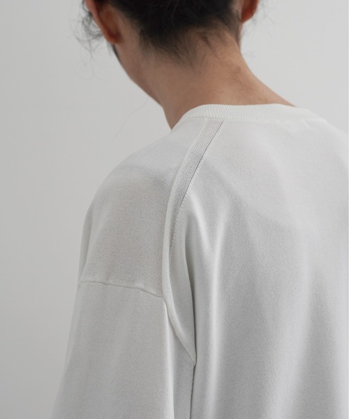 crepuscule(クレプスキュール)の「【EXCLUSIVE】crepuscule Washi v/n pullover(ニット/セーター・メンズ・ホワイト/レッド・1/2)」の14枚目の写真