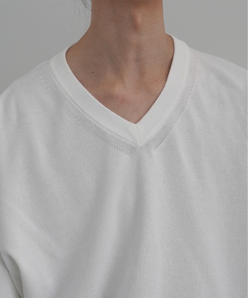 crepuscule(クレプスキュール)の「【EXCLUSIVE】crepuscule Washi v/n pullover(ニット/セーター・メンズ・ホワイト/レッド・1/2)」の15枚目の写真