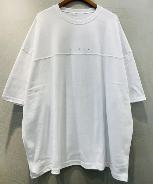 Dalfwin(ダールフィン)の「韓国ファッション PAUSAバックプリント半袖Tシャツ(Tシャツ/カットソー・レディース・ホワイト/ブラック・FREE)」の17枚目の写真