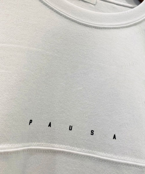 Dalfwin(ダールフィン)の「韓国ファッション PAUSAバックプリント半袖Tシャツ(Tシャツ/カットソー・レディース・ホワイト/ブラック・FREE)」の16枚目の写真