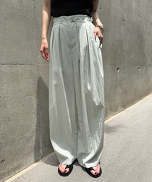 Ameri（アメリ）の「MEDI MULTI TUCK NARROW BELT PANTS（その他パンツ）」