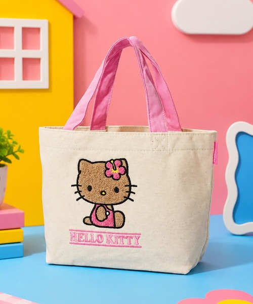 セール】【Sanrio/サンリオ】ハローキティ サガラ刺繍 キャンバス