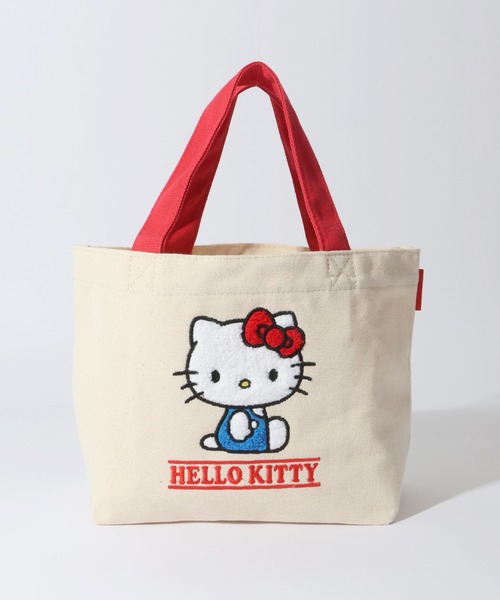 sanrio（サンリオ）の「【Sanrio/サンリオ】ハローキティ サガラ刺繍 キャンバスミニトートバッグ（トートバッグ・レディース・アイボリー系1/アイボリー系2/レオパード・FREE）」の4枚目の写真