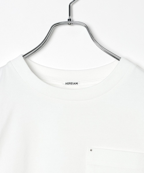 HEREIAM(ヘレイアム)の「【HEREIAM】オープンショルダープルオーバー(Tシャツ/カットソー・レディース・ホワイト/ダークブラウン/ブラック・FREE)」の17枚目の写真