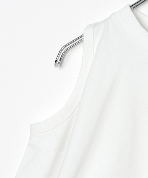HEREIAM(ヘレイアム)の「【HEREIAM】オープンショルダープルオーバー(Tシャツ/カットソー・レディース・ホワイト/ダークブラウン/ブラック・FREE)」の19枚目の写真