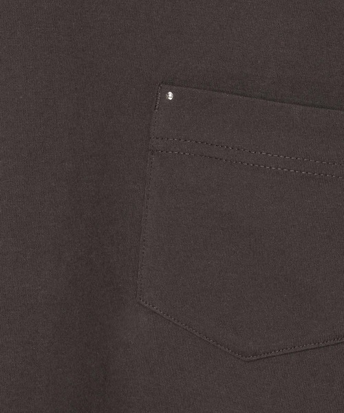 HEREIAM(ヘレイアム)の「【HEREIAM】オープンショルダープルオーバー(Tシャツ/カットソー・レディース・ホワイト/ダークブラウン/ブラック・FREE)」の6枚目の写真