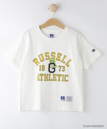 Dessin（デッサン）の「ガチャピン・ムック コラボTシャツ（Tシャツ/カットソー）」